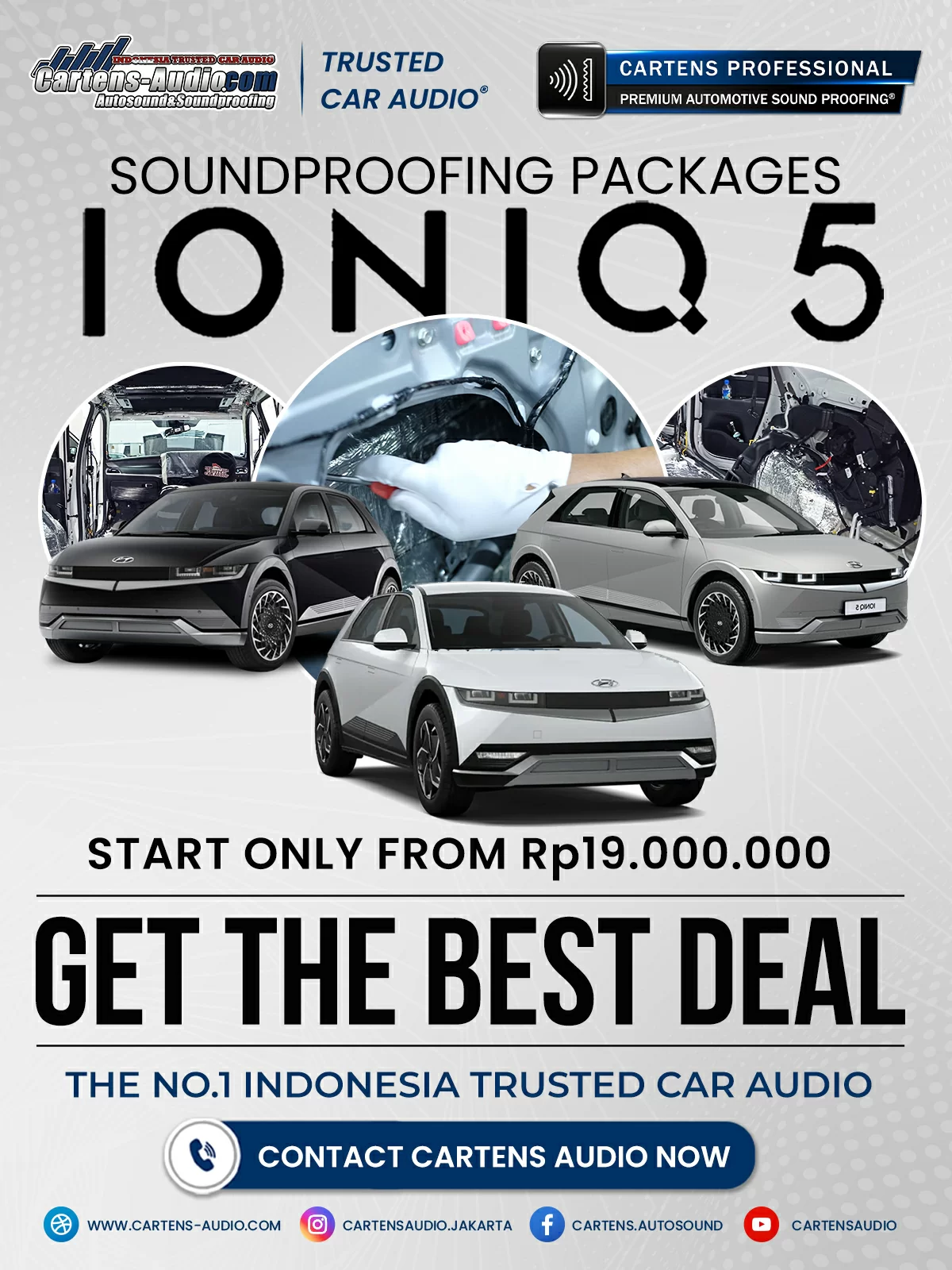SOUNDPROOFING PACKAGES - HYUNDAI IONIQ 5
