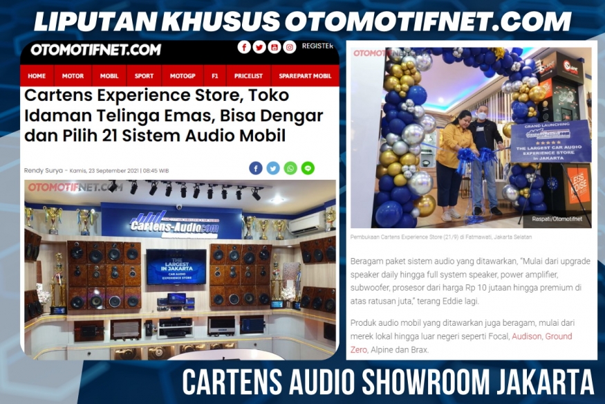 Showroom Cartens Autosound Jakarta