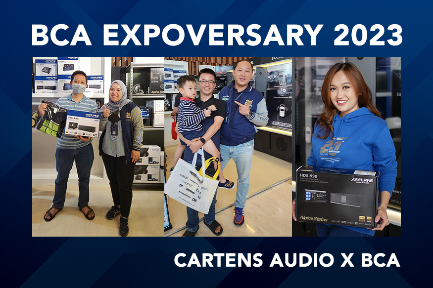 CARTENS AUDIO MERAMAIKAN BCA EXPOVERSARY 2023 